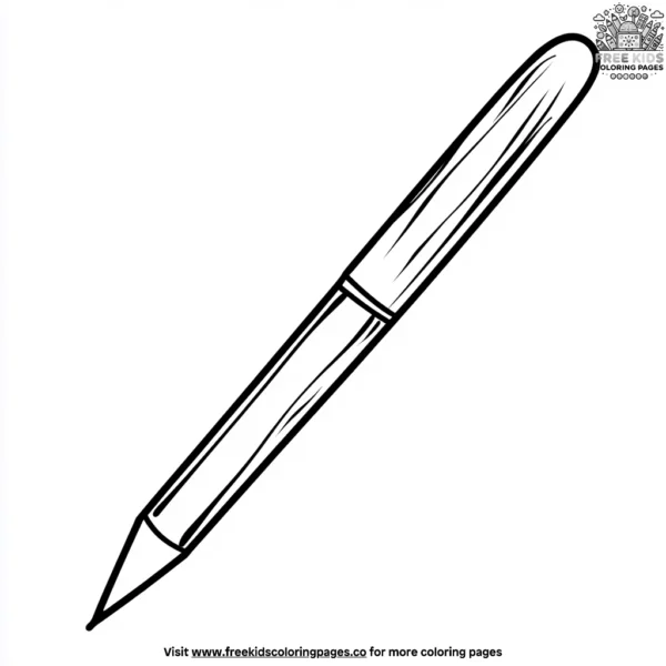 Eyeliner designs coloring pages