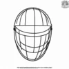 Fencing Mask Coloring Pages