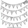 Festive Bunting and Banners Coloring Pages