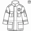 Firefighter Coat Coloring Pages