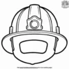 Firefighter Helmet Coloring Pages