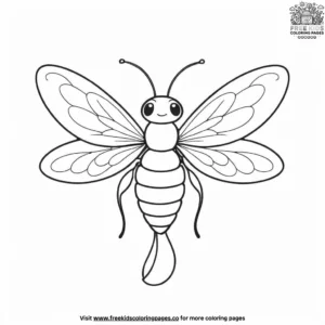 Firefly Coloring Pages