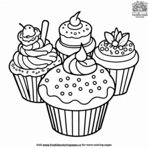 Frosted Fun Coloring Pages