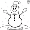 Frosty the Snowman Coloring Pages