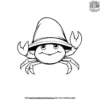 Funny Crab Coloring Pages