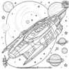 Future Ship Coloring Pages