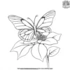 Garden Butterfly Coloring Pages