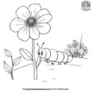 Garden Caterpillar Coloring Pages