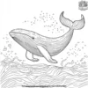 Gentle Whale Coloring Pages