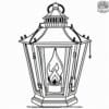 Glowing Lantern Coloring Pages