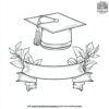 Graduation Banner Coloring Pages