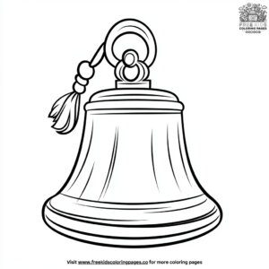 Graduation Ceremony Bell Coloring Pages