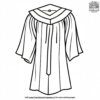 Graduation Gown Coloring Pages