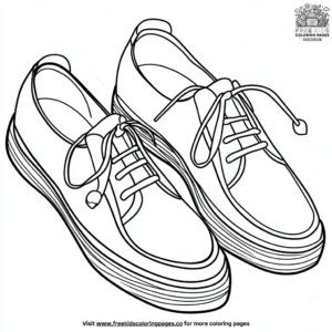 Graduation Shoes Coloring Pages