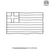 Greek Flag Coloring Pages