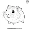 Guinea Pig Playing Coloring Pages