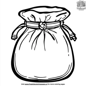 Gymnastics chalk bag coloring pages