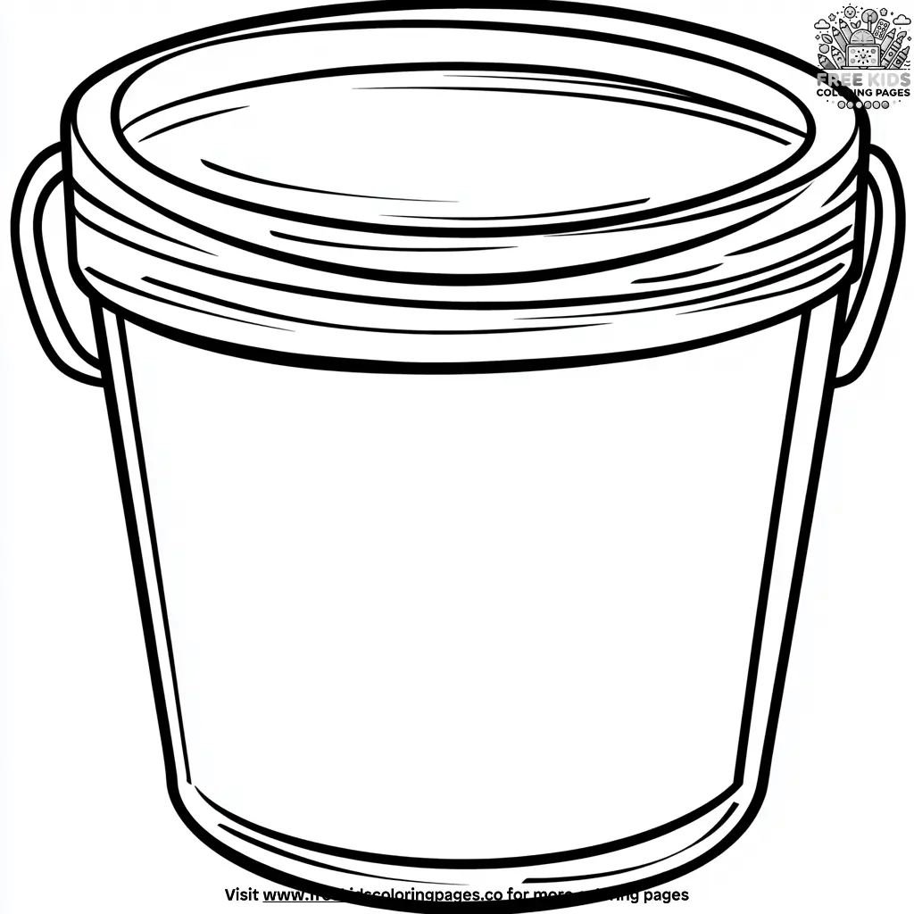 Gymnastics chalk bucket coloring pages 1 Gymnastics chalk bucket coloring pages