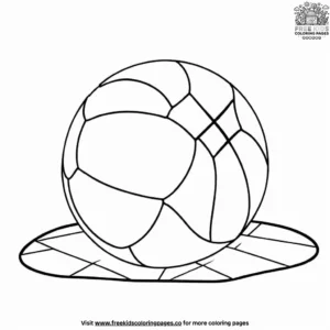 Handball Coloring Pages