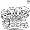 Happy Baker Coloring Pages