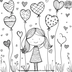 Happy Heart Coloring Pages