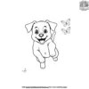 Happy Puppy Coloring Pages