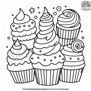 Happy Sweets Coloring Pages