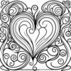 Heart Harmony Coloring Pages