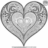 Heart Magic Coloring Pages