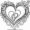 Heart Symphony Coloring Pages