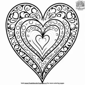 Heart Treasures Coloring Pages