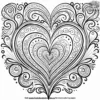 Heart Wonder Coloring Pages