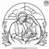 Holy Family Coloring Pages