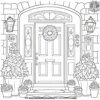 Home Sweet Home Door Coloring Pages