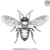 Honeybee Coloring Pages