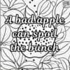 Humble Apples Coloring Pages