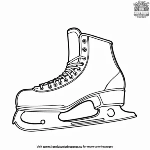 Ice Skate Blade Coloring Pages