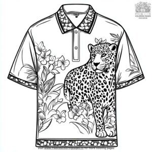 Jaguar Print Pattern Coloring Pages