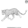 Jaguar Tail Swish Coloring Pages