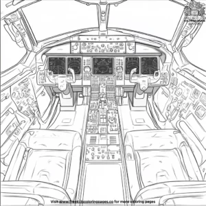 Jet Control Stick Coloring Pages