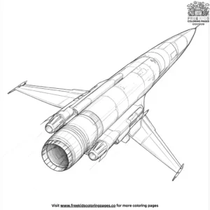 Jet Exhaust Pipe Coloring Pages