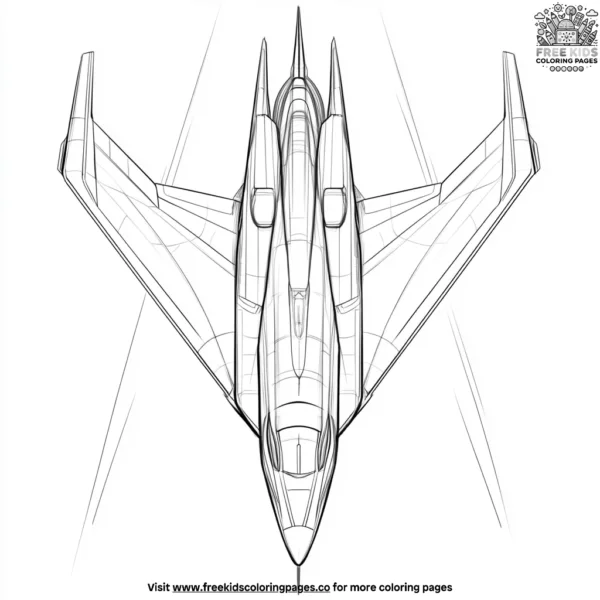 Jet flaps coloring pages