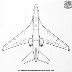 Jet Fuselage Coloring Pages