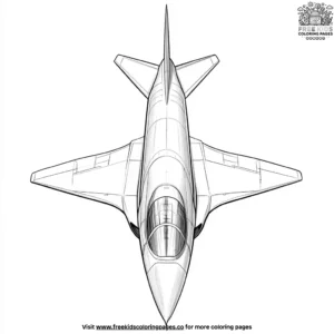 Jet Nose Cone Coloring Pages