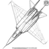 Jet Tail Fin Coloring Pages