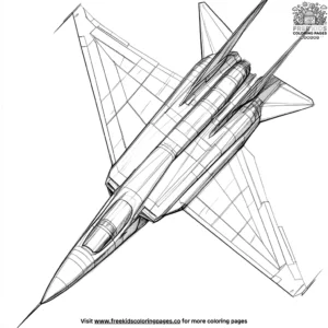 Jet Tail Fin Coloring Pages