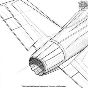 Jet Wing Spoiler Coloring Pages