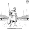 Knight in an Arena Coloring Pages