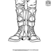 Knight with Boots Coloring Pages