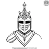 Knight with a Crest Coloring Pages